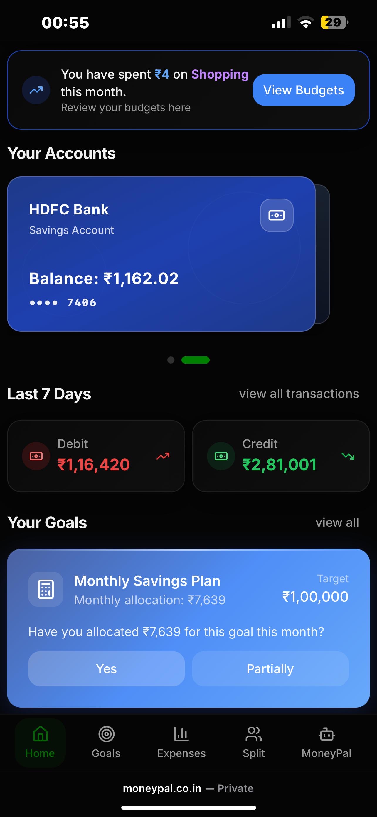 Your Financial Dashboard